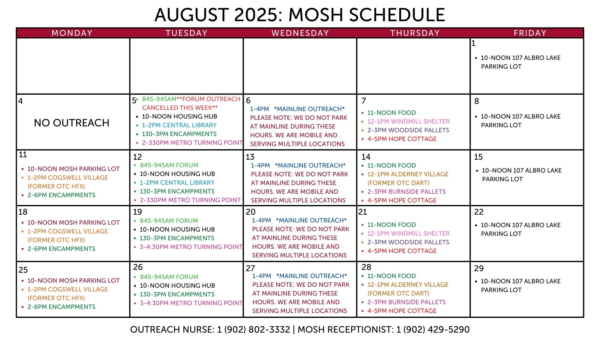 25 Aug External