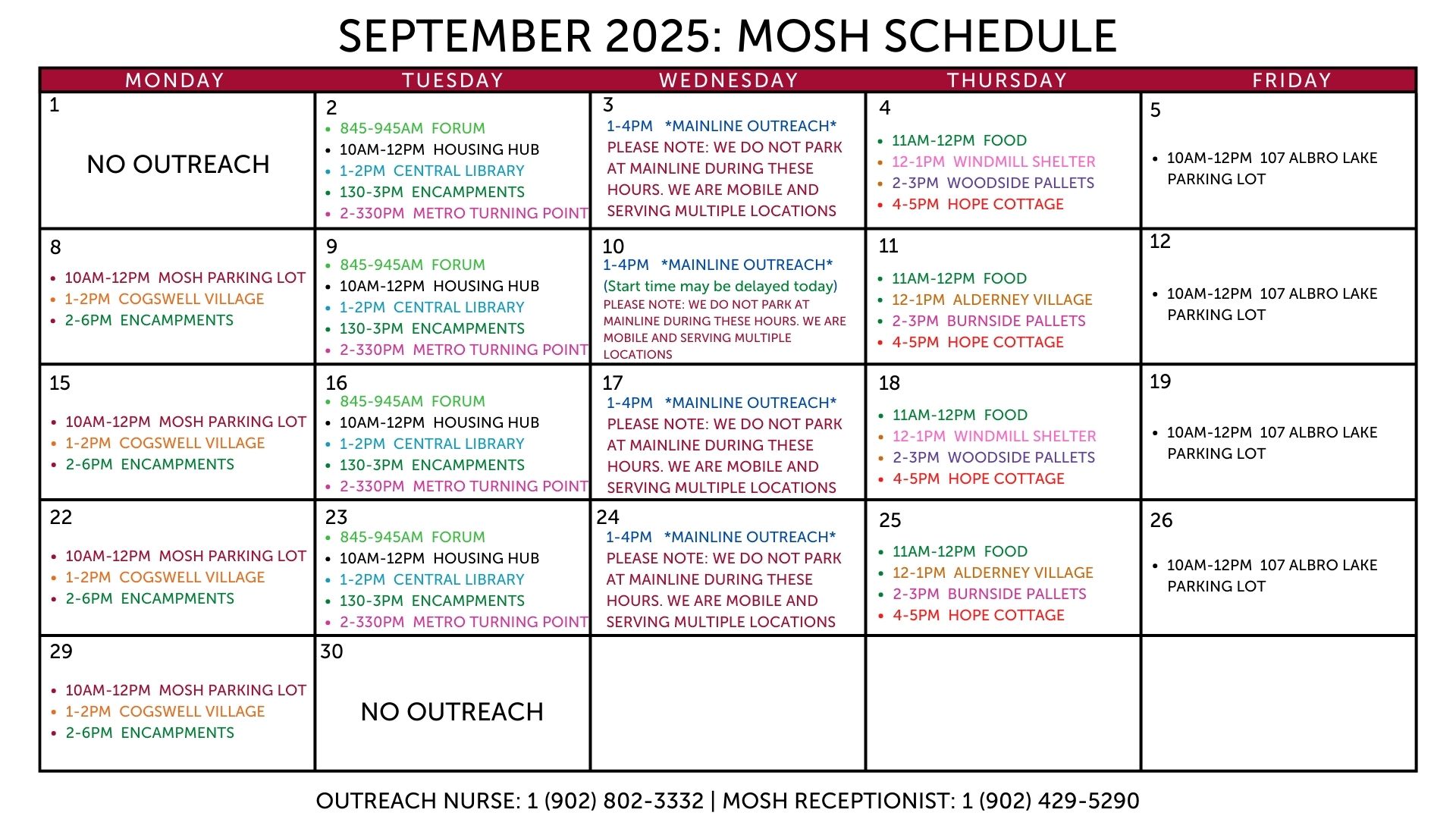 25 Sept External