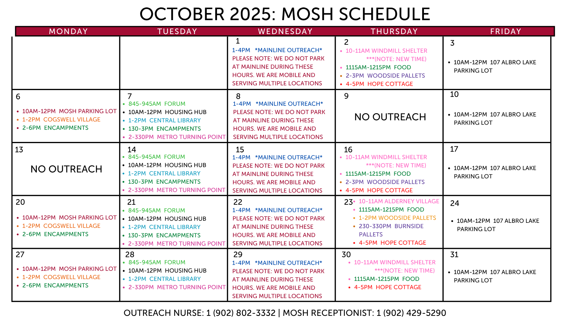 25 Oct External