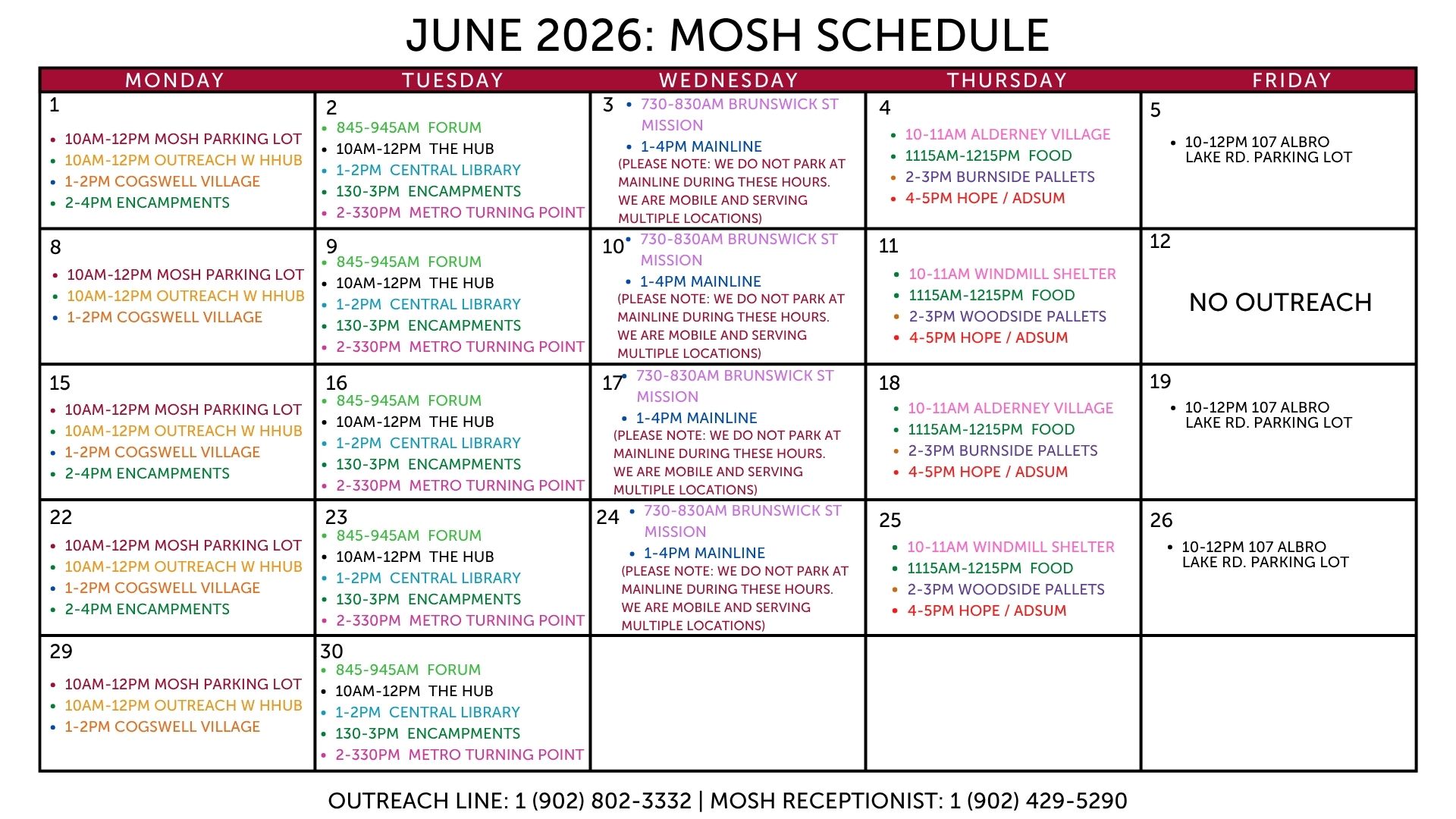 June External